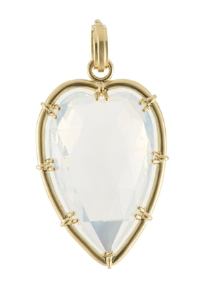 Sylva & Cie 18K yellow gold quartz Heart pendant
