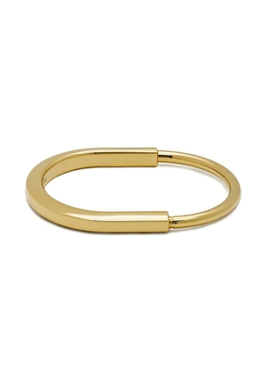 Tiffany & Co. 18K yellow gold medium Lock bangle bracelet