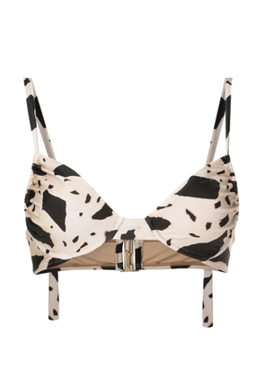 Lenny Niemeyer Elos ruched bikini top - Neutrals