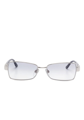 Bvlgari Pre-Owned crystal-embellished sunglasses - Silver