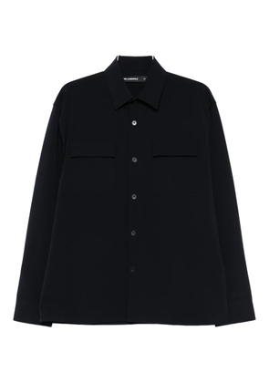 Karl Lagerfeld patch-pocket long-sleeve shirt - Blue