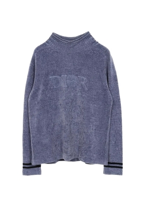 Christian Dior Pre-Owned logo-detail sweater - Blue