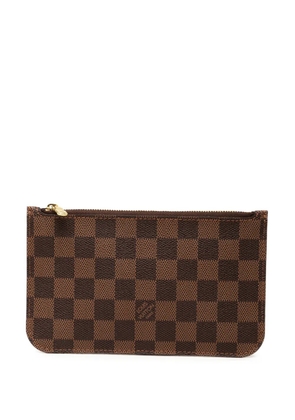 Louis Vuitton Pre-Owned 2014 Damier Ebene Neverfull PM pouch - Brown