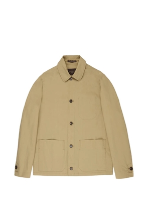 Incotex Teknotela buttoned jacket - Neutrals
