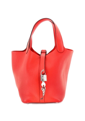 Hermès Pre-Owned Picotin Lock Bag Clemence PM bucket bag - Orange