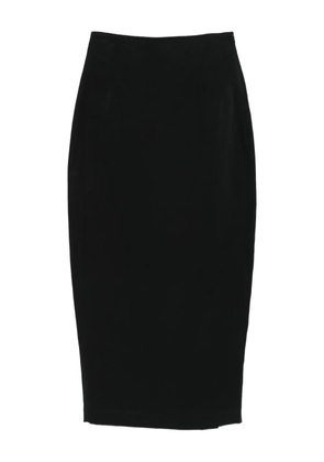 Gentry Portofino pencil slit skirt - Black