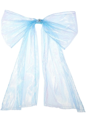 Maison Michel Gaia bow hair clip - Blue