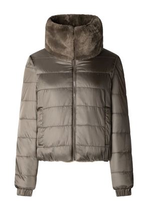 Save The Duck high-neck jacket - Brown