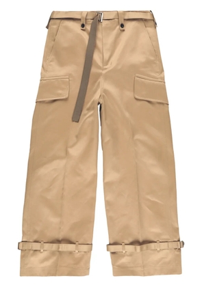 sacai cargo trousers - Neutrals