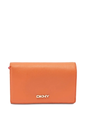 DKNY Vintage leather wallet - Orange