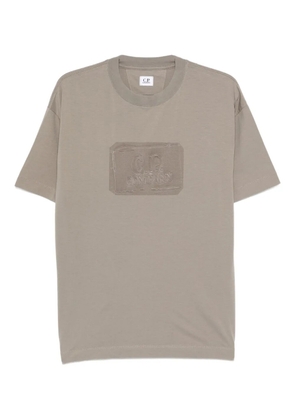 C.P. Company logo-embossed t-shirt - Grey