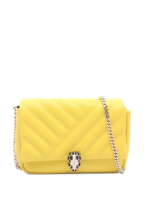 Bvlgari Pre-Owned 2010s Serpenti Cabochon shoulder bag - Yellow