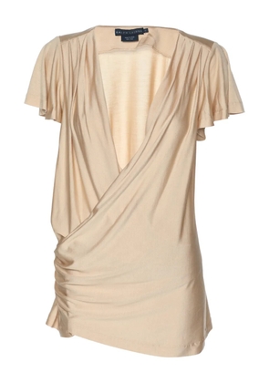 Polo Ralph Lauren draped silk blouse - Neutrals