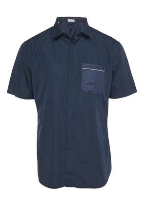 Christian Dior Pre-Owned short-sleeve pocket shirt - Blue