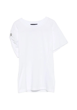 Seafarer Estephani ruched sleeve T-shirt - White