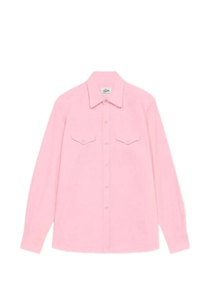 Fortela Tex2 yokes patch-pockets shirt - Pink