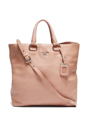 Prada Pre-Owned 2000-2020 logo-lettering two-way handbag - Pink