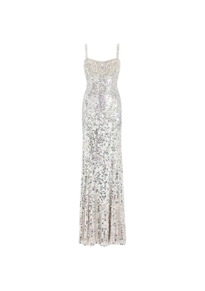 Jenny Packham Mirabeau sequined dress - Silver