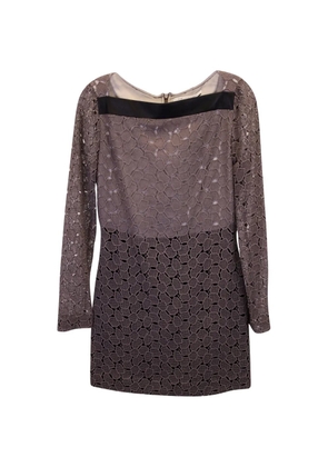 Diane Von Furstenberg Vintage Sarita lace mini dress - Purple