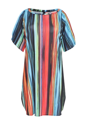 Lygia & Nanny Allat striped cut-shoulder dress - Red