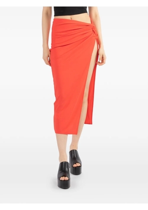 Nicholas Kenzie slit knot skirt - Orange