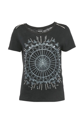 Just Cavalli printed cotton T-shirt - Black