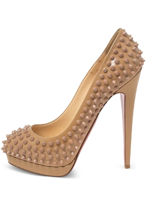 Christian Louboutin Pre-Owned 150mm Alti Spikes platform pumps - Neutrals