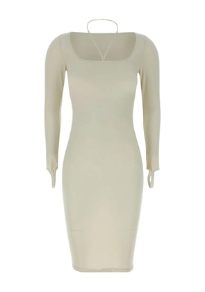 ANDREĀDAMO long sleeve dress - White