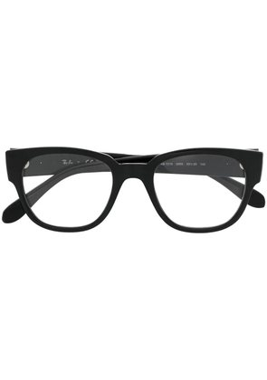 Ray-Ban RB7210 logo-plaque glasses - Black