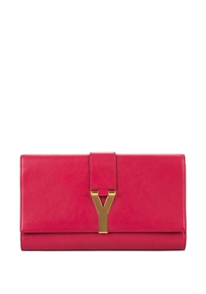 Saint Laurent Pre-Owned Classic Y Line Clutch bag - Pink