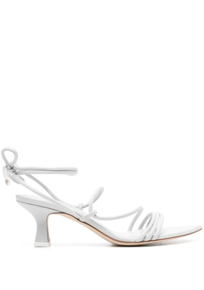 3juin Dafne Pulp 55mm leather sandals - Grey