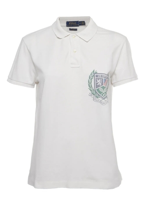 Polo Ralph Lauren logo-print polo top - Neutrals
