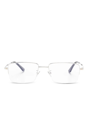 Cartier Eyewear rectangle-frame glasses - Silver