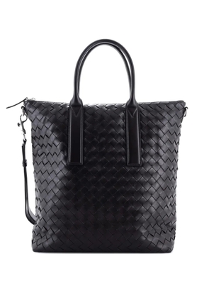 Bottega Veneta Pre-Owned Convertible Zip Intrecciato Leather North South tote bag - Brown