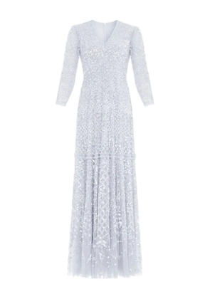 Needle & Thread Isabella sequinned maxi dress - Blue