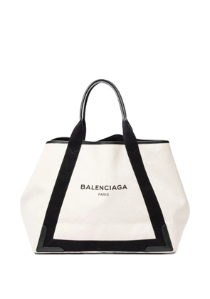 Balenciaga Pre-Owned logo-print tote bag - White