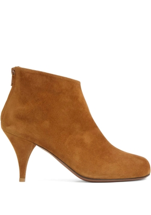 Mansur Gavriel suede leather heeled boots - Brown