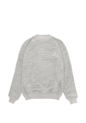 Fortela raglan ribbed knit mayfair sweatshirt - Grey