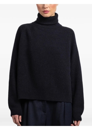 Dusan roll-neck ribbed sweater - Blue