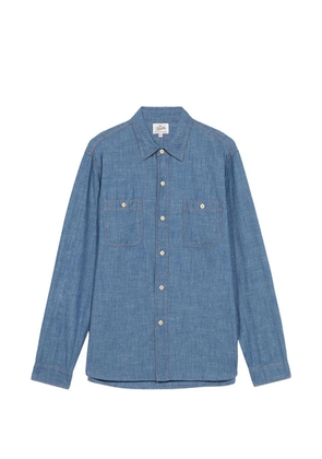 Fortela Workj chambray shirt - Blue