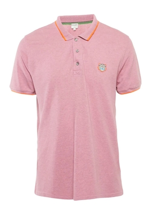 Kenzo Pre-Owned logo-appliqué piqué polo shirt - Pink