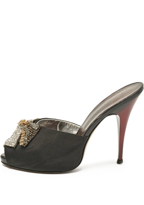 Giuseppe Zanotti Vintage 120mm crystal-embellished heeled pumps - Black
