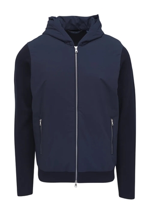 Peter Millar ribbed-knit hooded jacket - Blue