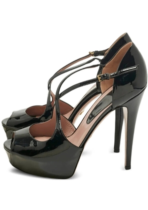 Gucci Pre-Owned peep-toe pumps - Black