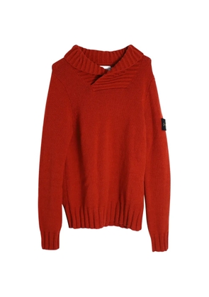 Stone Island shawl-collar sweater - Red