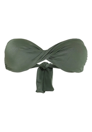 Lygia & Nanny twisted-detail bikini top - Green