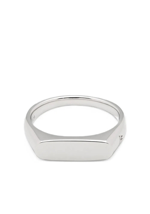 Tom Wood Knut signet ring - Grey