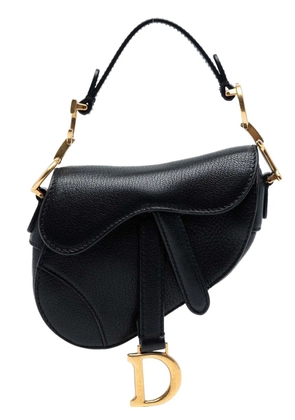 Christian Dior Pre-Owned 2021 Micro Goatskin Saddle satchel - Black