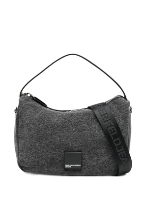 Karl Lagerfeld Jeans logo-strap tote bag - Grey