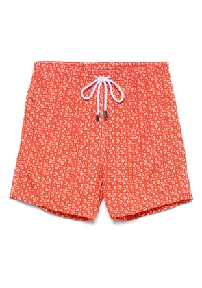 Barba paisley-print swim shorts - Orange